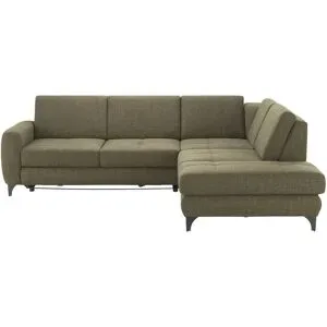 Höffner Ecksofa  Cosima II ¦ grün ¦ Maße (cm): B: 284 H: 90 T: 249.0
