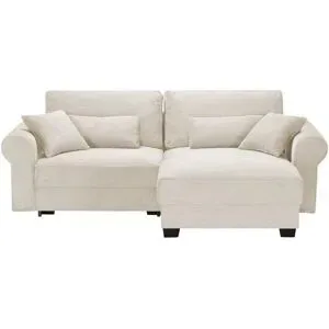 uno Ecksofa beidseitig montierbar Angelina klein ¦ creme ¦ Maße (cm): B: 255 H: