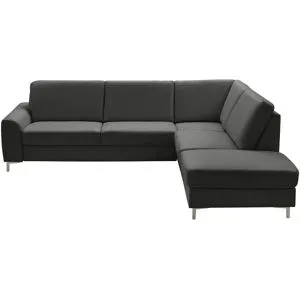meinSofa Ecksofa  Lea ¦ schwarz ¦ Maße (cm): B: 271 T: 235.0