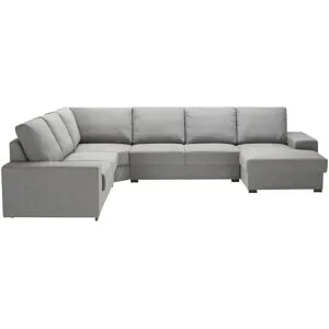 Höffner Wohnlandschaft  Renée ¦ grau ¦ Maße (cm): B: 352 H: 90 T: 280.0