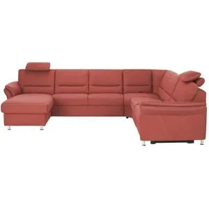 meinSofa Wohnlandschaft  Donald ¦ rot ¦ Maße (cm): B: 330 H: 89 T: 262.0