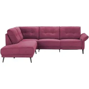 Jette Home Ecksofa  Scope ¦ rot ¦ Maße (cm): B: 258 H: 88 T: 221.0