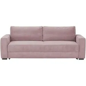 Höffner Querschläfer mit Schlaffunktion Lindsey ¦ rosa/pink ¦ Maße (cm): B: 244 H: 92 T: