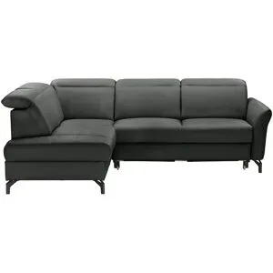 uno Ecksofa  Basel ¦ schwarz ¦ Maße (cm): B: 243 H: 100 T: 200.0