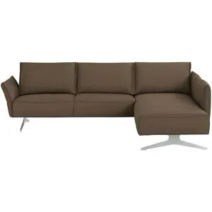 Koinor Ecksofa  Vineto ¦ braun ¦ Maße (cm): B: 272 H: 83 T: 207.0