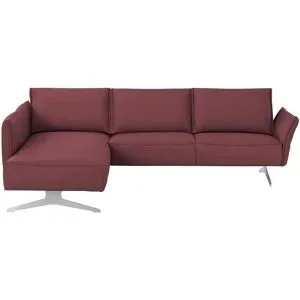 Koinor Ecksofa  Vineto ¦ rot ¦ Maße (cm): B: 272 H: 83 T: 207.0