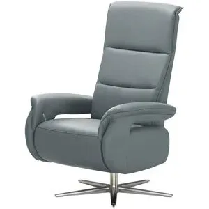 Wohnwert Relaxsessel Echtleder Mira ¦ blau