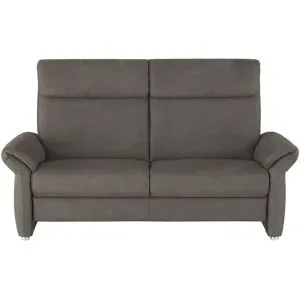 Wohnwert Einzelsofa Mikrofaser Melina ¦ grau ¦ Maße (cm): B: 186 H: 107 T: 97.0