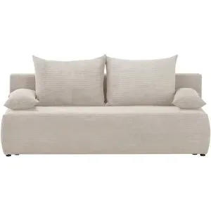 Höffner Schlafsofa  Libia ¦ creme ¦ Maße (cm): B: 200 H: 90 T: 91.0