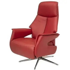 Nils Olsen Relaxsessel mit Relaxfunktion Nilson ¦ rot ¦ Maße (cm): B: 73 H: 106
