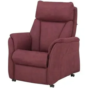 Hukla Relaxsessel mit Relaxfunktion Pascal ¦ rot ¦ Maße (cm): B: 77 H: 102 T: