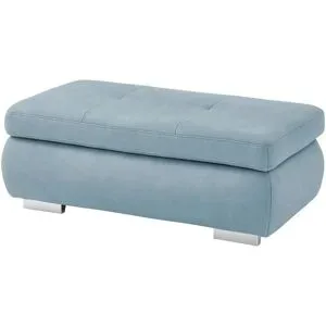 Lounge Collection XXL- Hocker  aufklappbar  Affair ¦ blau ¦ Maße (cm): B: 129 T: