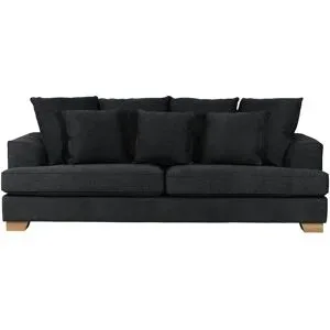 Soho Sofa  Franka ¦ schwarz ¦ Maße (cm): B: 231 H: 87 T: 103.0