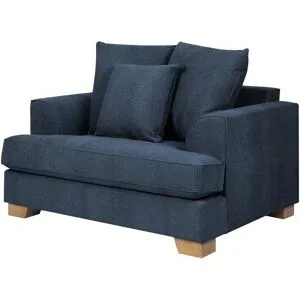 Soho Sessel  Franka ¦ blau ¦ Maße (cm): B: 136 H: 87 T: 103.0