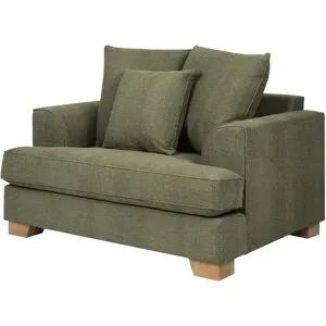 Soho Sessel  Franka ¦ grün ¦ Maße (cm): B: 136 H: 87 T: 103.0
