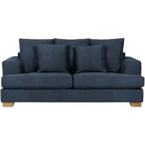 Soho Sofa  Franka ¦ blau ¦ Maße (cm): B: 199 H: 87 T: 103.0
