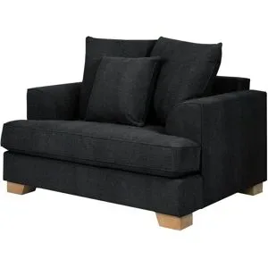 Soho Sessel  Franka ¦ schwarz ¦ Maße (cm): B: 136 H: 87 T: 103.0