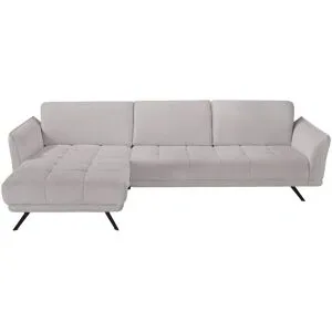 Lounge Collection Ecksofa  Joel ¦ silber ¦ Maße (cm): B: 285 H: 103 T: 178.0