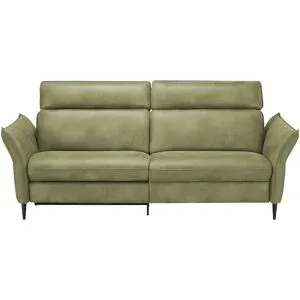 Hukla Sofa 3-sitzig  Solea ¦ grün ¦ Maße (cm): B: 224 T: 95.0