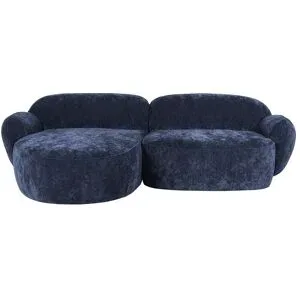 Soho Ecksofa  Bubble ¦ blau ¦ Maße (cm): B: 236 H: 80 T: 164.0
