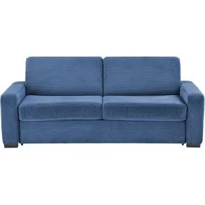 switch Schlafsofa aus Cord Vanila ¦ blau ¦ Maße (cm): B: 220 H: 87 T: 98.0