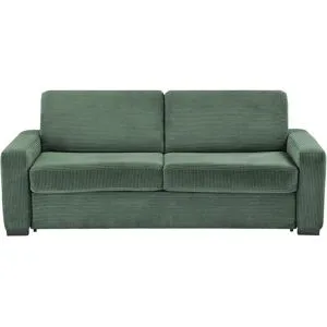 switch Schlafsofa aus Cord Vanila ¦ grün ¦ Maße (cm): B: 220 H: 87 T: 98.0