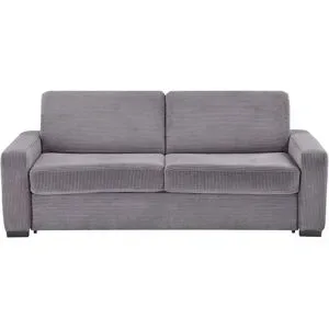 switch Schlafsofa aus Cord Vanila ¦ grau ¦ Maße (cm): B: 220 H: 87 T: 98.0