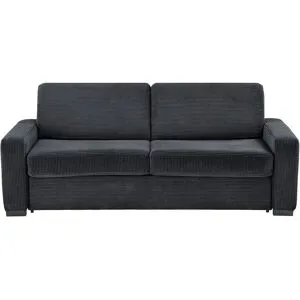 switch Schlafsofa aus Cord Vanila ¦ schwarz ¦ Maße (cm): B: 220 H: 87 T: 98.0