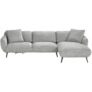 pop Ecksofa  Ventus ¦ silber ¦ Maße (cm): B: 281 H: 111 T: 174.0