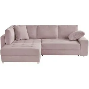 Bobb Ecksofa  Arissa de Luxe ¦ rosa/pink ¦ Maße (cm): B: 265 H: 84 T: 215.0