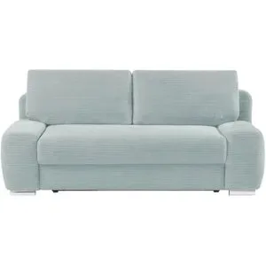 Bobb Schlafsofa mit Boxspringpolsterung  Viannie de Luxe ¦ blau ¦ Maße (cm): B: