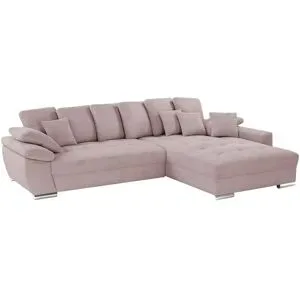 Bobb Ecksofa  Farina ¦ rosa/pink ¦ Maße (cm): B: 323 H: 92 T: 222.0