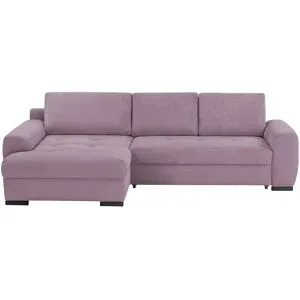 Bobb Ecksofa in kuscheligem Cordstoff Soumia ¦ lila/violett ¦ Maße (cm): B: 283