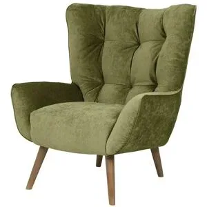 Soho Polstersessel  Jolyn ¦ grün ¦ Maße (cm): B: 87 H: 100 T: 86.0