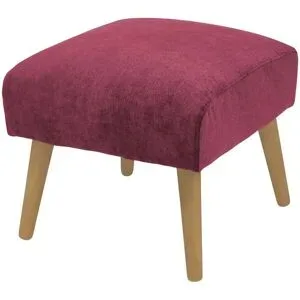 Soho Polsterhocker  Jolyn ¦ rot ¦ Maße (cm): B: 49 H: 45 T: 49.0