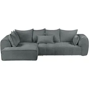 uno Ecksofa beidseitig montierbar London ¦ grau ¦ Maße (cm): B: 320 H: 72 T: