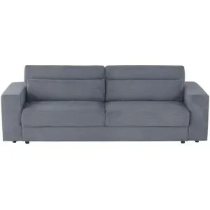 Höffner Big Sofa mit Schlaffunktion  Branna ¦ grau ¦ Maße (cm): B: 250 H: 101 T: 105.0