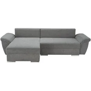 uno Ecksofa seitenverkehrt montierbar Valencia ¦ grau ¦ Maße (cm): B: 227 H: 86
