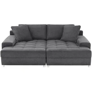 Bobb Doppelrecamiere  Arissa de Luxe ¦ grau ¦ Maße (cm): B: 224 H: 84 T: 181.0