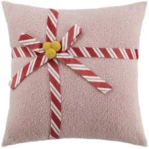 Höffner Kissen  Schleife ¦ rosa/pink ¦ Maße (cm): B: 45