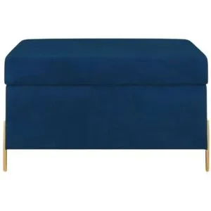 Höffner Polsterbank  Borgo ¦ blau ¦ Maße (cm): B: 80 H: 46