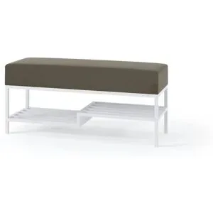 Höffner Polsterbank  Mello ¦ grau ¦ Maße (cm): B: 80 H: 45