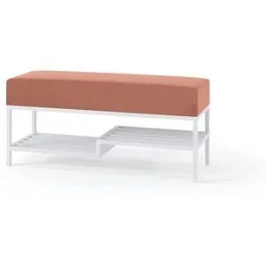 Höffner Polsterbank  Mello ¦ rosa/pink ¦ Maße (cm): B: 80 H: 45
