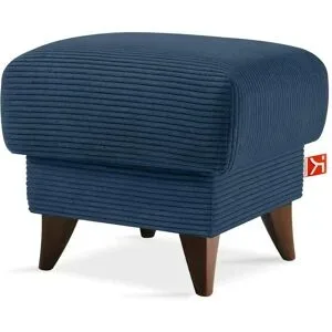 KONSIMO Hocker  Gustavo II ¦ blau ¦ Maße (cm): B: 53 H: 49