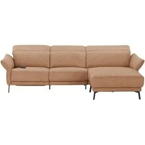 Wohnwert Ecksofa Leder Bellana ¦ braun ¦ Maße (cm): B: 291 H: 101 T: 176.0