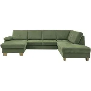 meinSofa Wohnlandschaft  Samu ¦ grün ¦ Maße (cm): B: 316 H: 90 T: 235.0