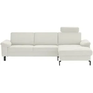 Max Schelling Ecksofa Feincord Maximum Move ¦ weiß ¦ Maße (cm): B: 284 H: 85 T: