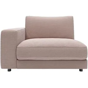 Jette Home Element Einsitzer Armlehne links in Cord Sila ¦ rosa/pink ¦ Maße
