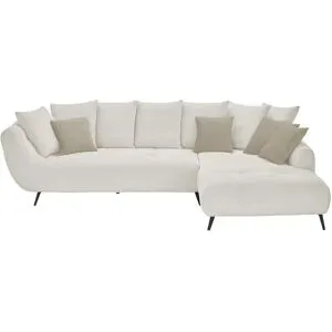 Bobb Ecksofa  Bellani III ¦ beige ¦ Maße (cm): B: 318 H: 90 T: 218.0