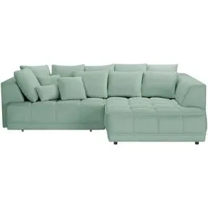 switch Ecksofa  Tiga ¦ grün ¦ Maße (cm): B: 285 H: 88 T: 205.0